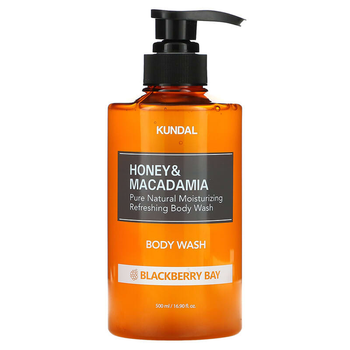 Гель для душу KUNDAL Honey & Macadamia Body Wash з медом з макадамією аромат Blackberry Bay, 500 мл