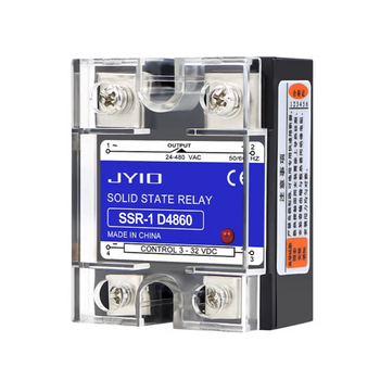 Твердотільне реле однофазне JYIO SSR-1 D4860 DC-AC безконтактне комутаційне напівпровідникове безшумне (17-13)