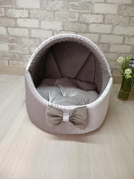 Будинок лежанка для котів та собак Animals_joy Корзина М 46*42 см(102)
