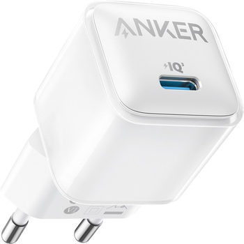 Мережевий зарядний пристрій Anker PowerPort 512 Nano 20W USB-C White (A2346G21)