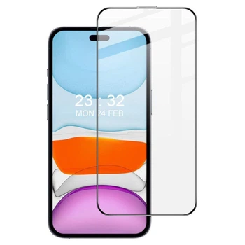 Захисне скло iPhone 16/15 black