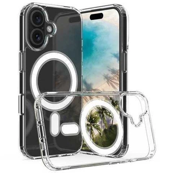 Чехол для Apple iPhone 16 Magsafe Transparent
