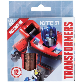 Крейда воскова 12 кольорів Transformers TF24-070 4063276177384