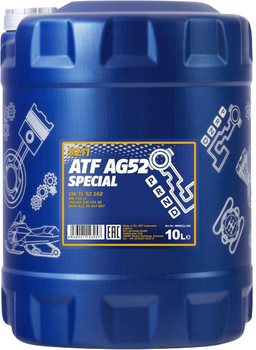 Трансмиссионное масло Mannol ATF AG52 Automatic Special 10 л (MN8211-10)