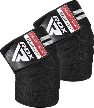 Бинты на колени RDX KR11 Gym Knee Wrap Black/White (WAH-KR11BW)