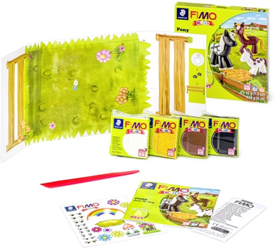 Zestaw do rzeźbienia Fimo Kids Form & Play Set Pony (4007817806159)