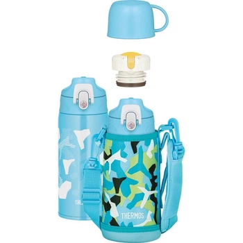 Дитячий термос з чохлом та двома ковпачками 600мл Thermos Active 120061