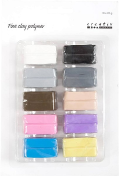 Набір для ліплення Fine Clay Polymer Pastels 10х20 г (5712854704786)