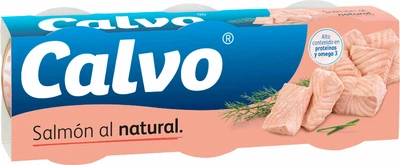 Лосось Calvo у власному соку 80 г х 3 шт