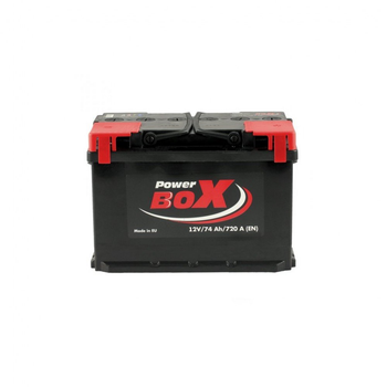 Аккумулятор автомобильный PowerBox 74 Аh/12V А1 Euro (SLF074-00)[50251]