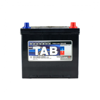 Аккумулятор автомобильный TAB 60 Ah/12V Polar S Euro Japan (246 860)[50268]