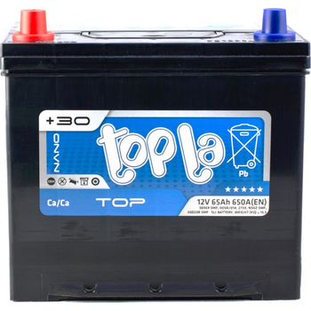 Аккумулятор автомобильный Topla 65 Ah/12V Top Energy Japan (118 765)[50511]