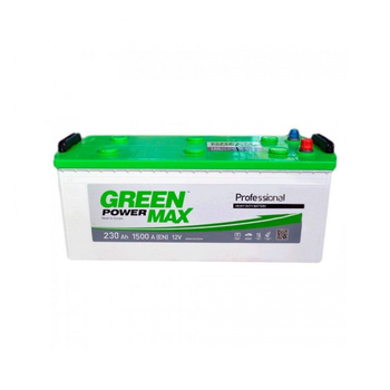 Акумулятор автомобільний GREEN POWER MAX 230Ah бокова(+/-) (1500EN) (22376)[50445]