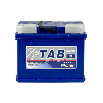 Аккумулятор автомобильный TAB 66 Ah/12V Polar (121 166)[50507]