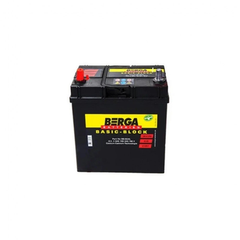 Аккумулятор автомобильный Berga Basicblock 45Ah ASIA (+/-) ТК (330EN) (5451570337902)[89601]