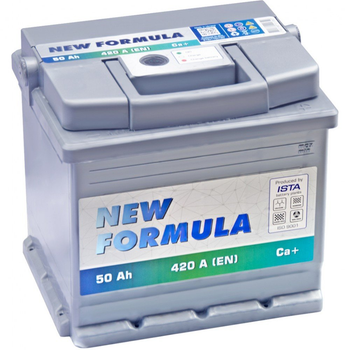 Аккумулятор автомобильный NEW FORMULA 50Ah Ев (-/+) 420EN (5502204209)[50550]