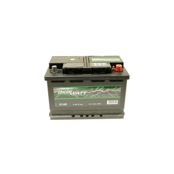 Аккумулятор автомобильный GigaWatt 74А (0185757404)[50007]