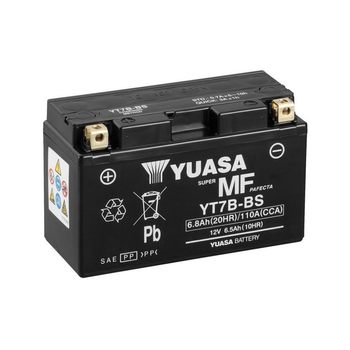 Аккумулятор автомобильный Yuasa 12V 6,5Ah MF VRLA Battery AGM (YT7B-BS)[50393]