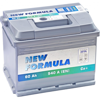 Аккумулятор автомобильный NEW FORMULA 60Ah (+/-) 540EN (5602202250)[50551]