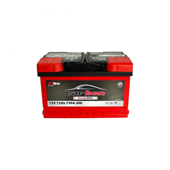 Аккумулятор автомобильный CARBON 75 Ah/12V низький Euro (CRB75-00L)[50229]