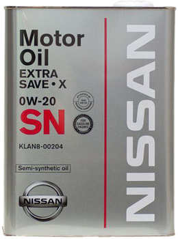 Моторное масло Nissan Strong Save-X 0W20 SP GF-6A 4 л (KLAP000204)