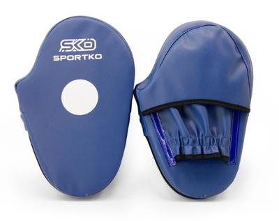 Лапы Sportko ПД3 боксерские р.30х20х5см винил-кожа blue