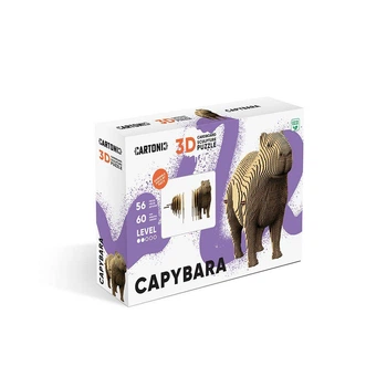 3D Пазл Картонный Cartonic CAPYBARA 56 деталей