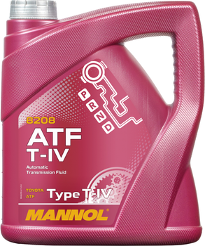 Трансмиссионное масло Mannol ATF T-IV 4 л (MN8208-4)