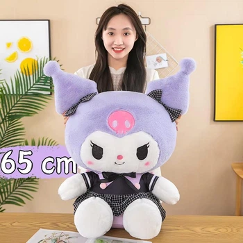 Мягкая игрушка обнимашка Аниме Onegai My Melody Кролик Куроми 65 см My Kigu Плюшевый Фиолетовый (9056)