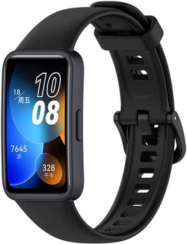Ремінець Jsota для Huawei Band 8 (Силіконовий) Black (33624-2B)