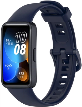 Ремінець Jsota для Huawei Band 8 (Силіконовий) Dark Blue (33624-5D)