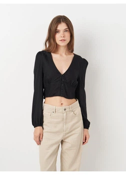 Топ-блузка Monki 38 Черный 0933379
