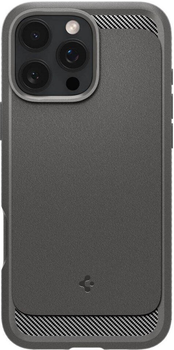 Etui Spigen Rugged Armor MagFit dla Apple iPhone 16 Pro Gray (8809971230285)