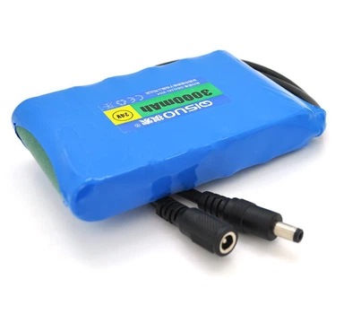 Акумулятор літієвий QiSuo QS2403 24V 3Ah, для техніки, з елементами Li-ion 18650, DC5.5x2.1