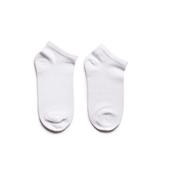 Носки мужские короткие однотонные бесшовные дышащие качественные ORGANIC cotton белые JILL ANTONY 44-45 арт. 31000