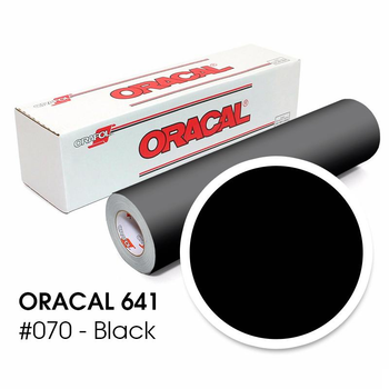 Пленка Оракал Oracal 641 черная 070 матовая