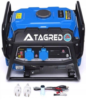 Генератор бензиновый однофазный Tagred Professional TA1600AVR (1.6 кВт, 50 Гц, 230 В) и стабилизатор AVR счётчик моточасов (1898)
