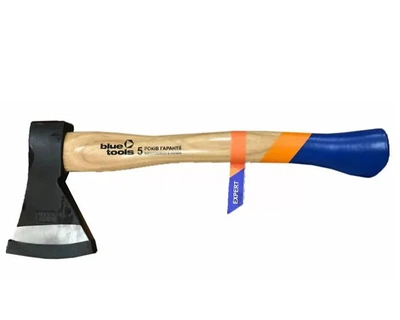 Топор BLUETOOLS Expert (0.4 кг) с деревянной рукояткой (22345)