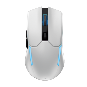 Белая беспроводная игровая мышка Fantech WGC2 Venom II Vibe с RGB подсветкой.