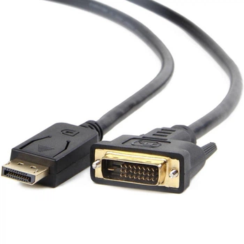 Кабель мультимедийный Display Port to DVI 24+1pin, 1.8m Cablexpert (CC-DPM-DVIM-1.8М)[19492]