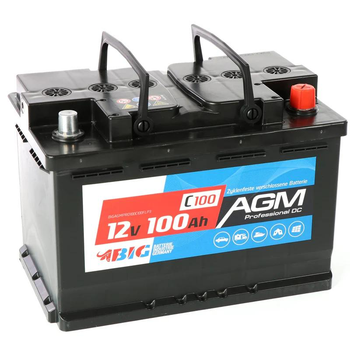 Аккумулятор 12v 100ah BIG AGM PROFESSIONAL DC