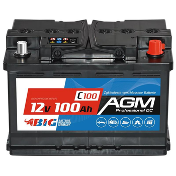 Аккумулятор 12v 100ah BIG AGM PROFESSIONAL DC