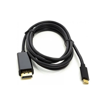 Кабель мультимедийный USB Type-C 3.1 Thunderbolt 3 (M) to DisplayPort (M) 1.8m 4K PowerPlant (CA911844)[19779]