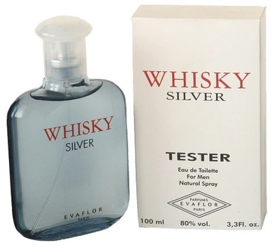 Туалетная вода мужская Evaflor Whisky Silver Tester 100ml