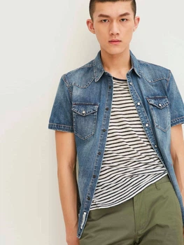 Сорочка Jack & Jones 217104502 S (80270S) Синий
