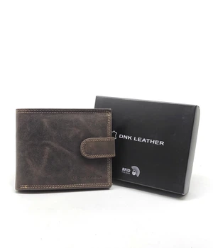 Гаманець чоловічий DNK Leather DNK-N992L-CHM-BROWN коричневий