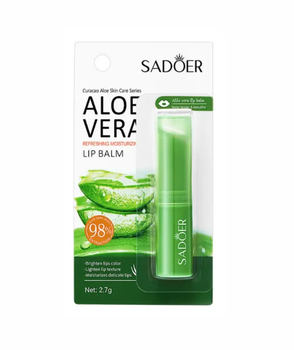 Бальзам для губ Sadoer зволожуючий з Алое Вера 2,7 г (6925346323269)