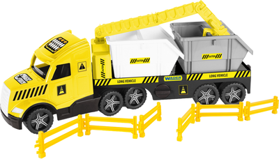 Вантажівка Wader Magic Truck з будівельними контейнерами 79 см (36471)