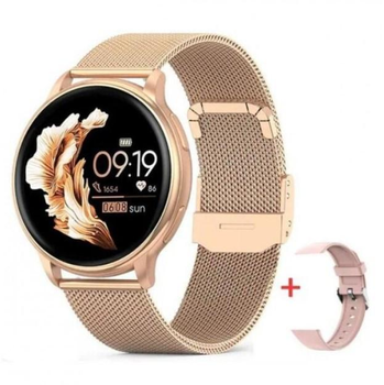 Женские смарт часы Smart Melisia Gold с шагомером Золотой