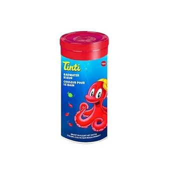 Фарба для купання дитяча Tinti 20000222 Червоний 10 шт